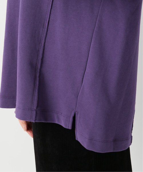 JOINT WORKS（ジョイントワークス）の「裏毛フロントスリットプルオーバー◆（スウェット・レディース・ブラック/カーキ/パープル・FREE）」の14枚目の写真