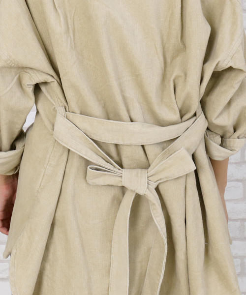 MARLENE JOBERT（マルレーヌ　ジョベル）の「コーデュロイビックシルエットジャケット（その他アウター・レディース・ブラック/ブラウン/ベージュ・M/L）」の15枚目の写真