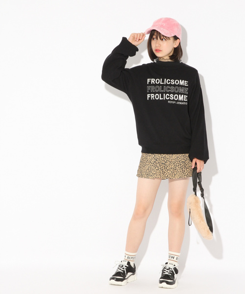 repipi armario（レピピ アルマリオ）の「プチハイメロウロングスリーブ（Tシャツ/カットソー・キッズ・その他/ホワイト/ブラック・MEDIUM/LARGE/SMALL/X-SMALL）」の16枚目の写真