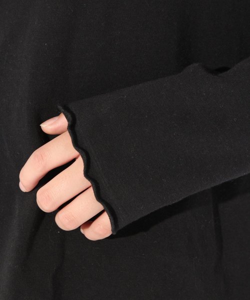 repipi armario（レピピ アルマリオ）の「プチハイメロウロングスリーブ（Tシャツ/カットソー・キッズ・その他/ホワイト/ブラック・MEDIUM/LARGE/SMALL/X-SMALL）」の11枚目の写真