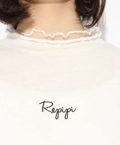 repipi armario（レピピ アルマリオ）の「プチハイメロウロングスリーブ（Tシャツ/カットソー・キッズ・その他/ホワイト/ブラック・MEDIUM/LARGE/SMALL/X-SMALL）」の7枚目の写真