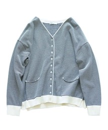 CRAFT STANDARD BOUTIQUE Women's�i�N���t�g �X�^���_�[�h �u�e�B�b�N �E�B�����Y�j�́u�y2020SS�zV-NECK KNIT CARDIGAN/�t�����g�{�^��V�l�b�N�j�b�g�J�[�f�B�K�����i�J�[�f�B�K���j�v