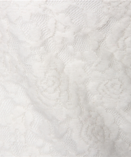 WEGO（ウィゴー）の「WEGO/起毛レースロングTシャツ（Tシャツ/カットソー・レディース・オフホワイト/ブラック/ネイビー・FREE）」の9枚目の写真