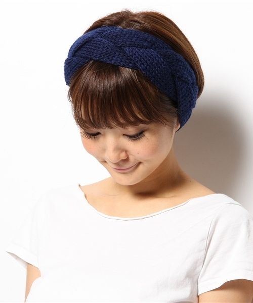 WEGO（ウィゴー）の「WEGO/ニットターバン（ヘアバンド・レディース・ブラック/ネイビー/レッド/ワイン・FREE）」の12枚目の写真