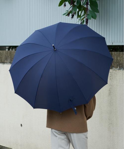 セール Because 12フレーム長傘 12本骨 プレーン チェック ストライプ 晴雨兼用 U Day 長傘 Because ビコーズ のファッション通販 Zozotown