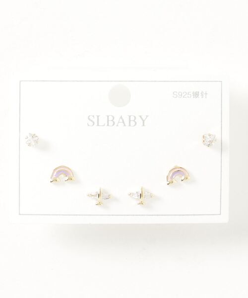 TABI PAL(タビパル)の「ポスト925シルバ-*ピアス 3点セット(ピアス(両耳用)・レディース・A/B/C/D/E/F/G/H/I/J/K/L/M/N/O/P/Q/R/S/T/U/V/X/W/Y/その他2/その他3/その他4/その他/その他5/その他1/その他21/その他22/その他9/その他10/その他11/その他20/その他12/その他13/その他6/その他7/その他8/その他14/その他15/その他16/その他17/その他18/その他19/その他23/その他24/その他25/その他26/その他27/その他28/その他29/その他30・FREE)」の8枚目の写真