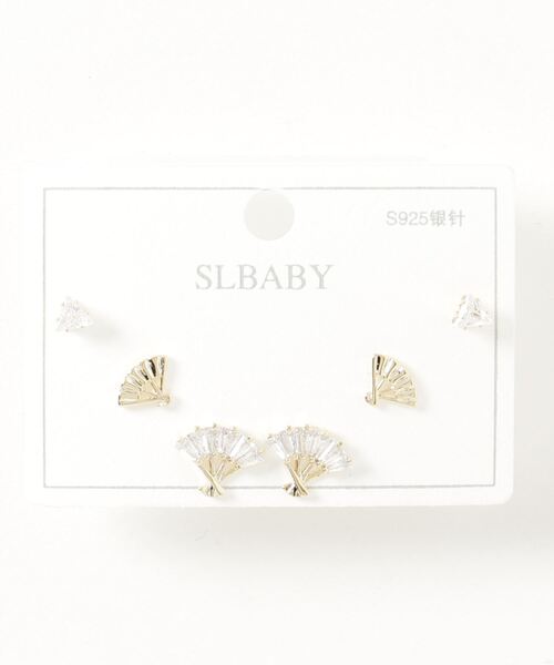 TABI PAL(タビパル)の「ポスト925シルバ-*ピアス 3点セット(ピアス(両耳用)・レディース・A/B/C/D/E/F/G/H/I/J/K/L/M/N/O/P/Q/R/S/T/U/V/X/W/Y/その他2/その他3/その他4/その他/その他5/その他1/その他21/その他22/その他9/その他10/その他11/その他20/その他12/その他13/その他6/その他7/その他8/その他14/その他15/その他16/その他17/その他18/その他19/その他23/その他24/その他25/その他26/その他27/その他28/その他29/その他30・FREE)」の9枚目の写真