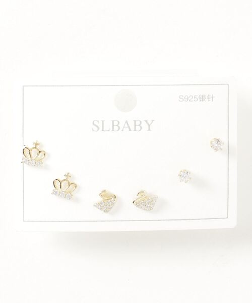 TABI PAL(タビパル)の「ポスト925シルバ-*ピアス 3点セット(ピアス(両耳用)・レディース・A/B/C/D/E/F/G/H/I/J/K/L/M/N/O/P/Q/R/S/T/U/V/X/W/Y/その他2/その他3/その他4/その他/その他5/その他1/その他21/その他22/その他9/その他10/その他11/その他20/その他12/その他13/その他6/その他7/その他8/その他14/その他15/その他16/その他17/その他18/その他19/その他23/その他24/その他25/その他26/その他27/その他28/その他29/その他30・FREE)」の14枚目の写真