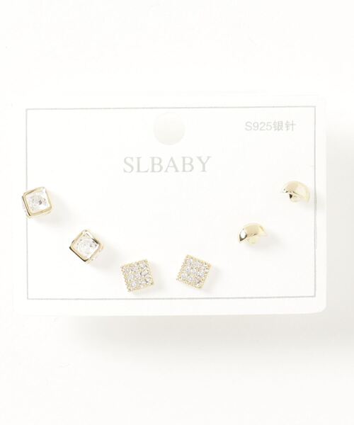 TABI PAL(タビパル)の「ポスト925シルバ-*ピアス 3点セット(ピアス(両耳用)・レディース・A/B/C/D/E/F/G/H/I/J/K/L/M/N/O/P/Q/R/S/T/U/V/X/W/Y/その他2/その他3/その他4/その他/その他5/その他1/その他21/その他22/その他9/その他10/その他11/その他20/その他12/その他13/その他6/その他7/その他8/その他14/その他15/その他16/その他17/その他18/その他19/その他23/その他24/その他25/その他26/その他27/その他28/その他29/その他30・FREE)」の16枚目の写真