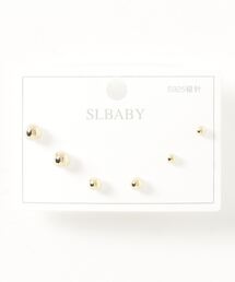 ポスト925シルバ-*ピアス 3点セット