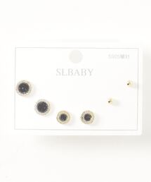 ポスト925シルバ-*ピアス 3点セット