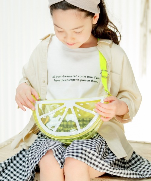 GLOBAL WORK(グローバルワーク)の「【キッズ】PVCモチーフショルダーBAG/870760(ショルダーバッグ・キッズ・レッド/イエロー/ライトピンク・FREE)」の2枚目の写真