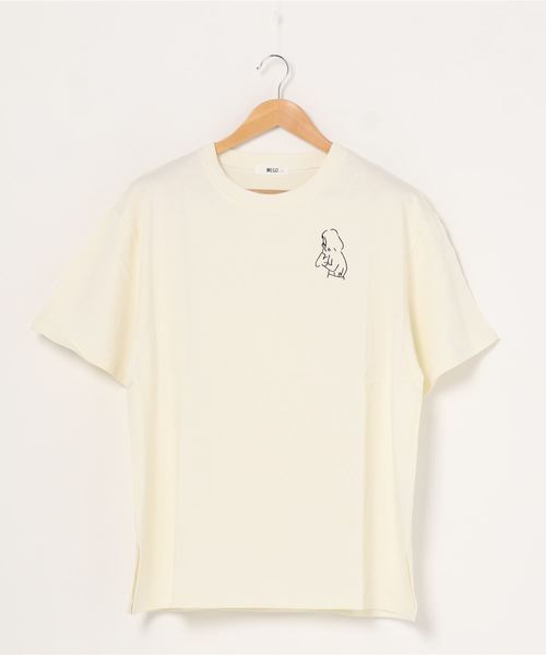 WEGO(ウィゴー)の「WEGO/girlラインアートTシャツ(Tシャツ/カットソー・レディース・ホワイト/ホワイト系その他・FREE)」の8枚目の写真