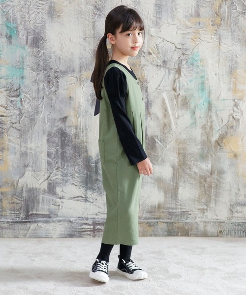 Bee des Bee（ビーデスビー）の「バックリボントップス（シャツ/ブラウス・キッズ・ブラウン/チャコール/バイオレット/ブラック・110cm/100cm/120cm/130cm/140cm/150cm）」の17枚目の写真