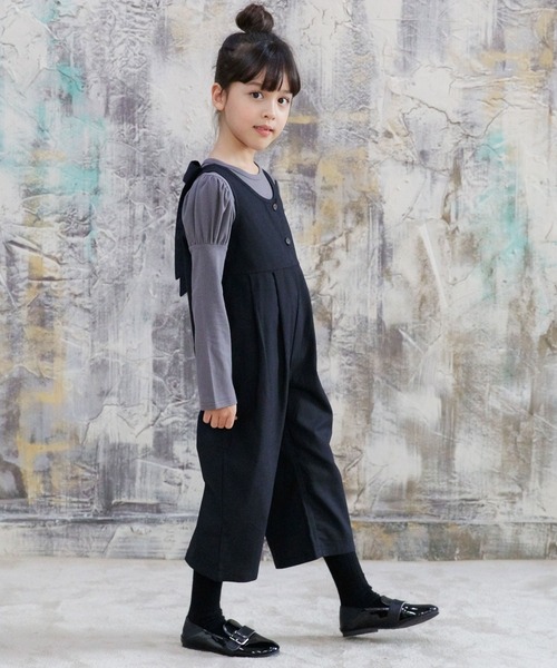 Bee des Bee（ビーデスビー）の「バックリボントップス（シャツ/ブラウス・キッズ・ブラウン/チャコール/バイオレット/ブラック・110cm/100cm/120cm/130cm/140cm/150cm）」の22枚目の写真