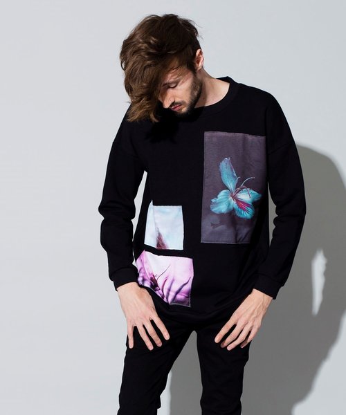 NO ID.(ノーアイディ)の「【NO ID.】Clip Art Big Pullover / クリップ アート ビッグ プルオーバー(Tシャツ/カットソー・メンズ・ブルーグリーン/グレー/ブラック・ONE SIZE)」の18枚目の写真