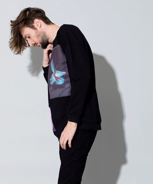 NO ID.(ノーアイディ)の「【NO ID.】Clip Art Big Pullover / クリップ アート ビッグ プルオーバー(Tシャツ/カットソー・メンズ・ブルーグリーン/グレー/ブラック・ONE SIZE)」の19枚目の写真
