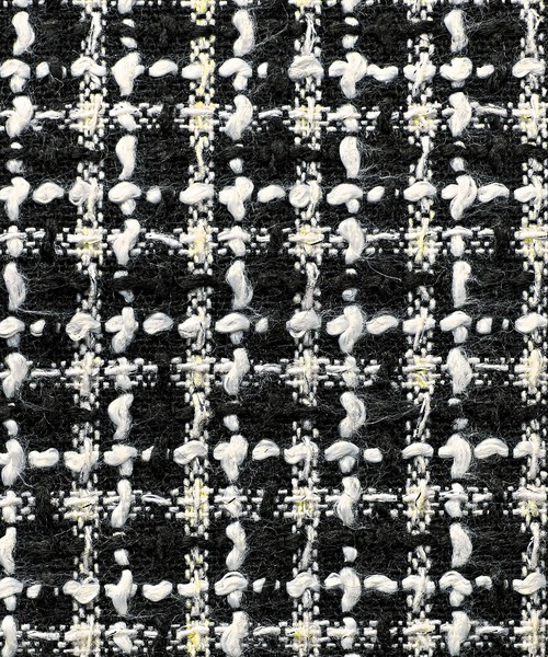 GeeRA（ジーラ）の「《インスタグラマーてらさん着用》ツイード切替デザイントップス（シャツ/ブラウス・レディース・ブラック/ベージュ・LARGE/MEDIUM/X-LARGE）」の18枚目の写真