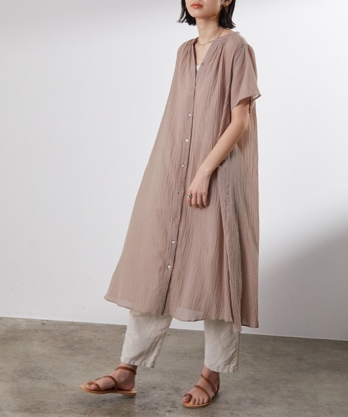 セール ギャザーワンピース ワンピース Adam Et Rope Le Magasin アダムエロペルマガザン のファッション通販 Zozotown