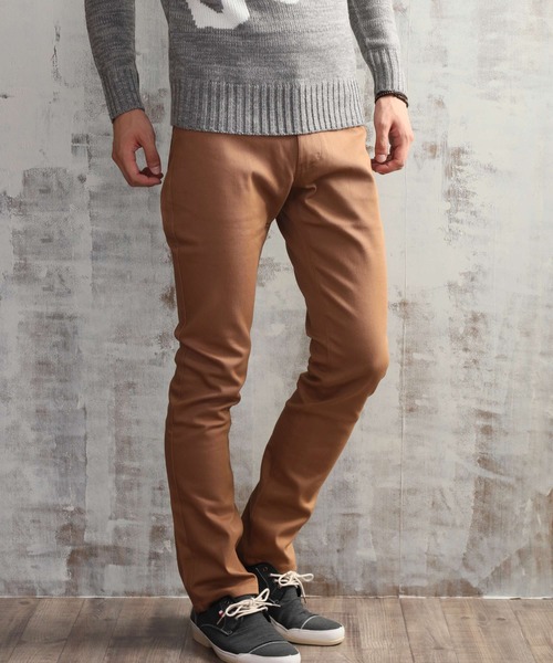 ARCADE（アーケード）の「カツラギストレッチ美脚カラーチノパンツ（チノパンツ・メンズ・ブラック/カーキ/チェック/ライトグレー/オフホワイト/ベージュ/ワインレッド/キャメル/チャコールグレー/ネイビー・L/S/XS/XXL/M/XL）」の8枚目の写真