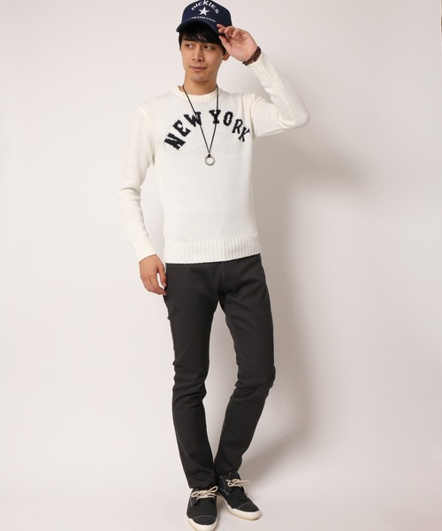 ARCADE（アーケード）の「カツラギストレッチ美脚カラーチノパンツ（チノパンツ・メンズ・ブラック/カーキ/チェック/ライトグレー/オフホワイト/ベージュ/ワインレッド/キャメル/チャコールグレー/ネイビー・L/S/XS/XXL/M/XL）」の22枚目の写真