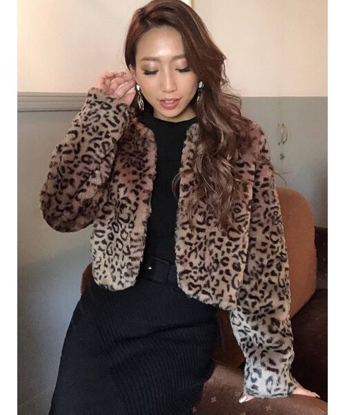セール】レオパード柄ブルゾン（ブルゾン）｜RESEXXY