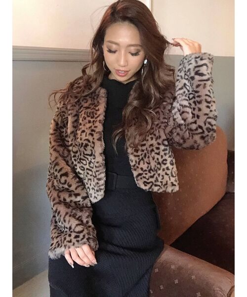 RESEXXY（リゼクシー）の「レオパード柄ブルゾン（ブルゾン・レディース・ブラック/ブラウン・FREE）」の17枚目の写真