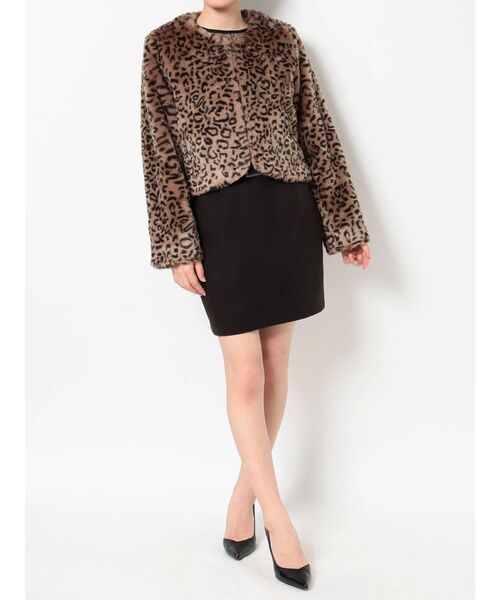 RESEXXY（リゼクシー）の「レオパード柄ブルゾン（ブルゾン・レディース・ブラック/ブラウン・FREE）」の15枚目の写真