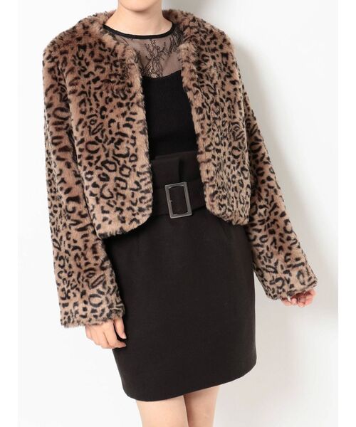 RESEXXY（リゼクシー）の「レオパード柄ブルゾン（ブルゾン・レディース・ブラック/ブラウン・FREE）」の14枚目の写真