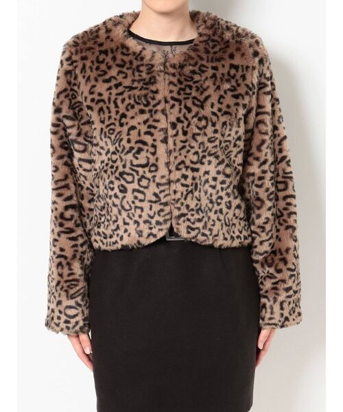 RESEXXY（リゼクシー）の「レオパード柄ブルゾン（ブルゾン・レディース・ブラック/ブラウン・FREE）」の13枚目の写真