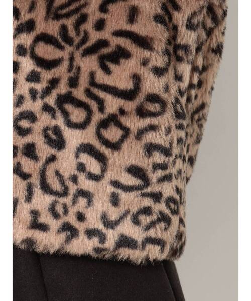 RESEXXY（リゼクシー）の「レオパード柄ブルゾン（ブルゾン・レディース・ブラック/ブラウン・FREE）」の7枚目の写真