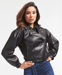 Guess | Daryl Faux Leather Balloon Sleeve Jacket(その他アウター)