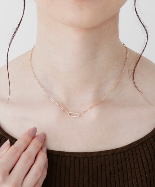 ダイヤモンド チェーンリンク ネックレス小（ネックレス）｜COCOSHNIK