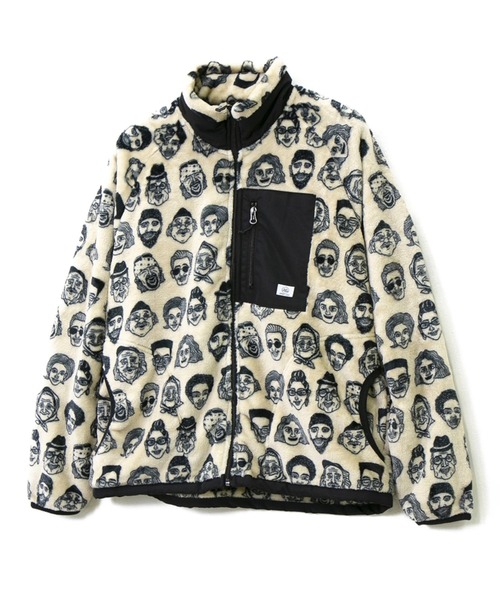 gym master（ジムマスター）の「gym master/ジムマスター　ハッピーペイントボアスタンドJKT（その他アウター・メンズ・ブラック/ホワイト・MEDIUM/LARGE）」の12枚目の写真