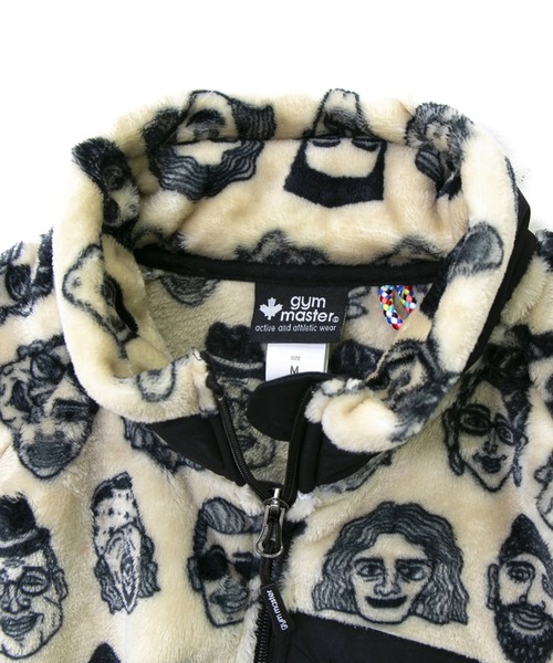 gym master（ジムマスター）の「gym master/ジムマスター　ハッピーペイントボアスタンドJKT（その他アウター・メンズ・ブラック/ホワイト・MEDIUM/LARGE）」の9枚目の写真