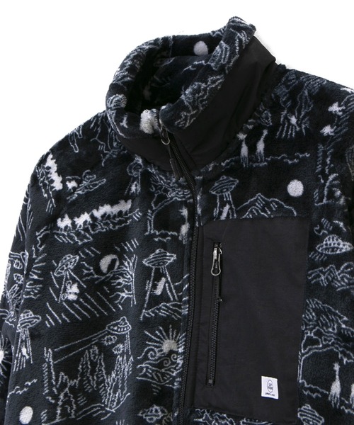 gym master（ジムマスター）の「gym master/ジムマスター　ハッピーペイントボアスタンドJKT（その他アウター・メンズ・ブラック/ホワイト・MEDIUM/LARGE）」の14枚目の写真