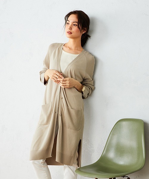 LGB ロイヤルフラッシュ ロングドレスカーディガン