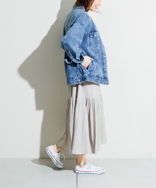 prose verse（プロズヴェール）の「ノーカラーデニムジャケット