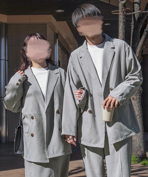 PairPair（ペアペア）の「ストレートワイドパンツ(セットアップ/リンクアイテム)（その他パンツ・メンズ・アイボリー/グレイッシュブルー・FREE）」の8枚目の写真