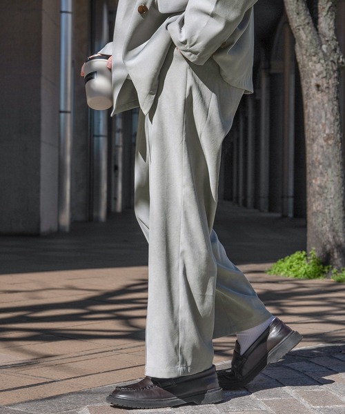 PairPair（ペアペア）の「ストレートワイドパンツ(セットアップ/リンクアイテム)（その他パンツ・メンズ・アイボリー/グレイッシュブルー・FREE）」の20枚目の写真