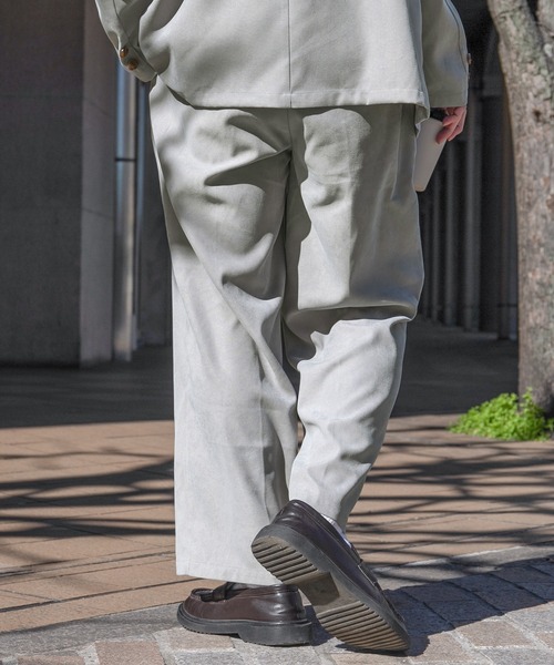 PairPair（ペアペア）の「ストレートワイドパンツ(セットアップ/リンクアイテム)（その他パンツ・メンズ・アイボリー/グレイッシュブルー・FREE）」の18枚目の写真