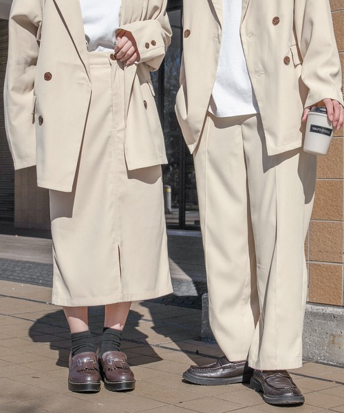 PairPair（ペアペア）の「ストレートワイドパンツ(セットアップ/リンクアイテム)（その他パンツ・メンズ・アイボリー/グレイッシュブルー・FREE）」の10枚目の写真