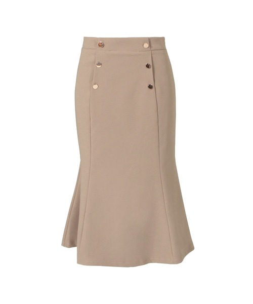 Julia Boutique（ジュリアブティック）の「ダブルボタンマーメイドスカート/21022（スカート・レディース・ホワイト/ブラック/ピンク/ベージュ/ボルドー/ネイビー・ONE）」の17枚目の写真