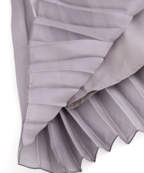 EMMA(EMMA CLOTHES)(エマ)の「【EMMA】シャイニーポプリンプリーツスカート(スカート・レディース・ライトグレー/ベージュ/カーキ/ラベンダー・FREE)」の14枚目の写真