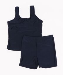 minius（ミニウス）の「【CREATE FASHION】キッズスクール水着セパレーツ / UPF50＋（水着）」