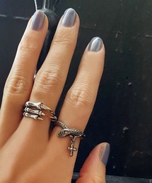 BIZARRE（ビザール）の「Bizarre ビザール シーサーペントクロスシルバーリング（リング）」