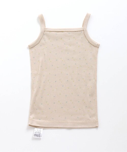 apres les cours(アプレレクール)の「■GIRLSリブキャミソール(キャミソール・キッズ・ブルー/ドット/ラベンダー/サックスブルー/ピンク/アイボリー/ブラウン/キナリ・80/120/90/100/110/130)」の14枚目の写真