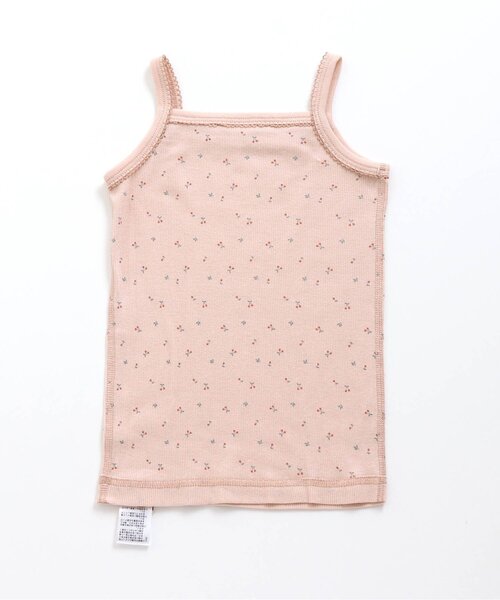 apres les cours(アプレレクール)の「■GIRLSリブキャミソール(キャミソール・キッズ・ブルー/ドット/ラベンダー/サックスブルー/ピンク/アイボリー/ブラウン/キナリ・80/120/90/100/110/130)」の17枚目の写真