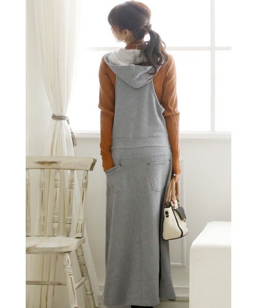 希少Evisuエビス サロペット スカート オーバーオール ジャンバースカート セール】マキシジャンパースカート（サロペット/オーバーオール