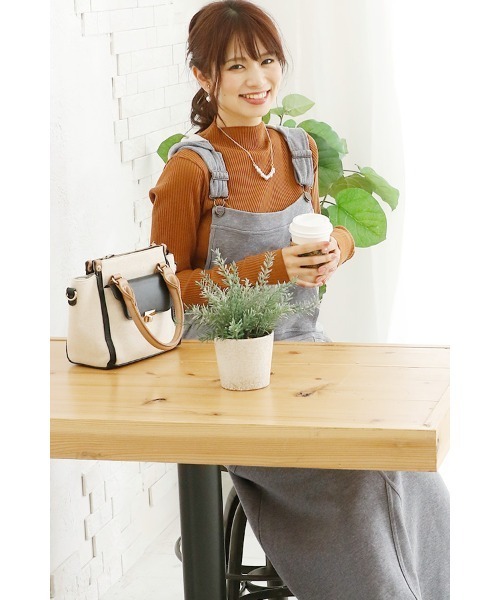 ElegChic（エレグシック）の「マキシジャンパー スカート （サロペット/オーバーオール・レディース・ブラック/グレー・M/L/XL/4L/XXL）」の8枚目の写真